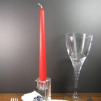 Bolsius Candles - 25cm Red Taper Dinner Candles